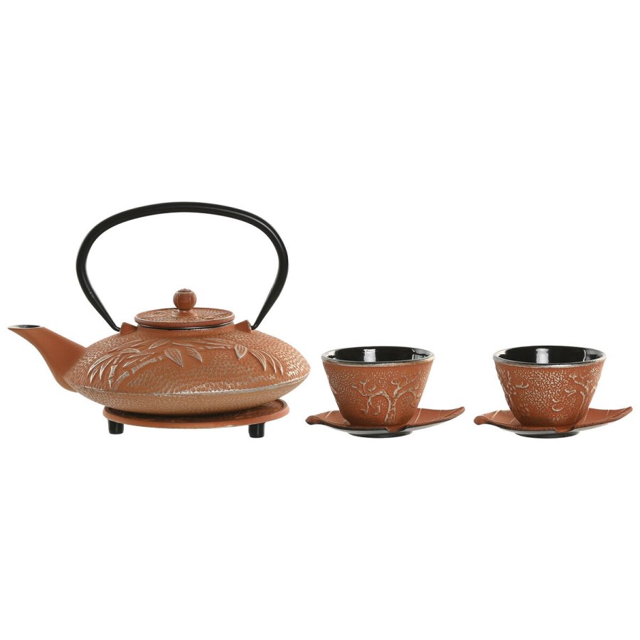 Tekande Home ESPRIT Orange Rustfrit st�l Jern 800 ml #1