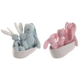 Bamse Home ESPRIT Bl Pink Polyester Brns (2 enheder) #1