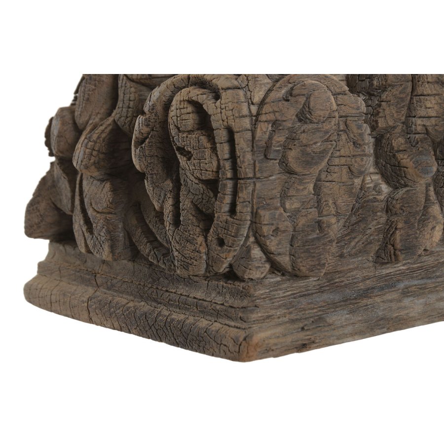 Lyseholder Home ESPRIT Teak 26 x 26 x 30 cm (2 enheder) #5