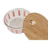 Madkasse Home ESPRIT Gul Grn Koral Krystal Borosilikatglas Striber Moderne 900 ml #3