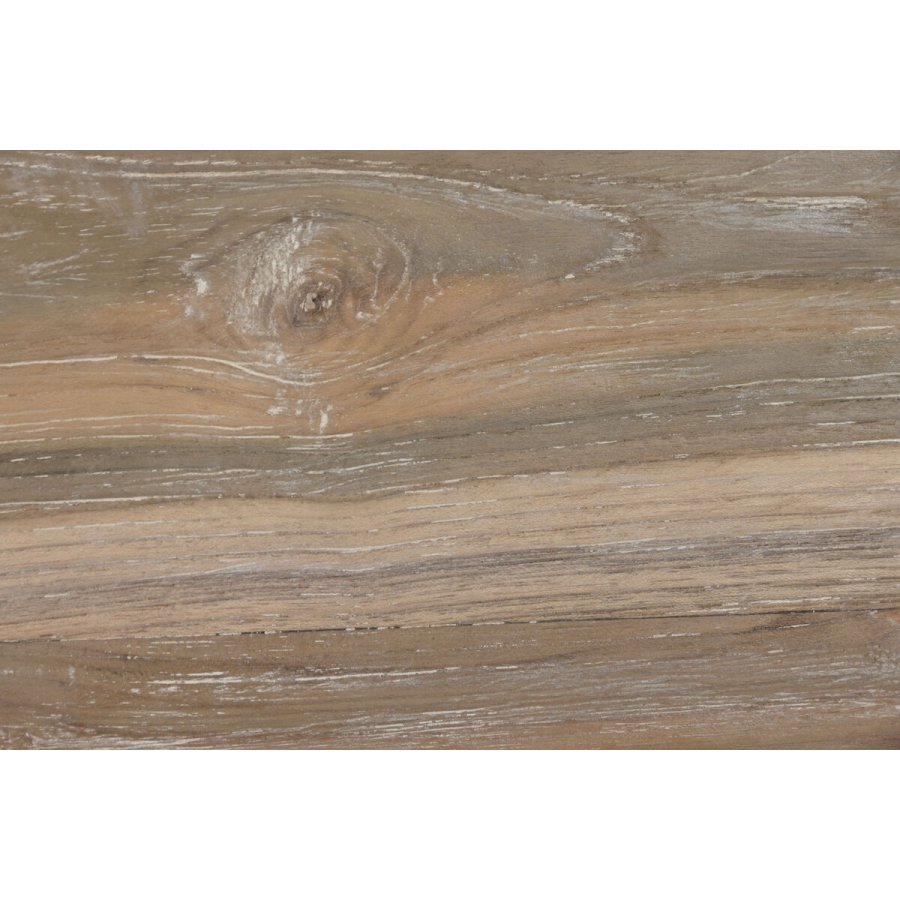 Fritst�ende spejl Home ESPRIT Hvid Natur Teak 100 x 7 x 180 cm #5