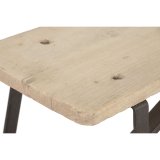 B�nk Home ESPRIT Sort Natur Jern Teak 152 X 41 X 46 CM #5