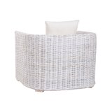 L�nestol Home ESPRIT Hvid 100 x 78 x 68 cm #3