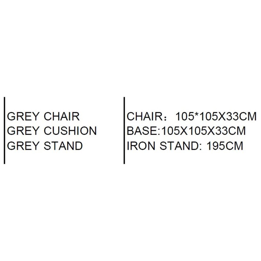 have Home ESPRIT Gr� 105 X 33 X 105 CM #3