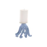 Lyseholder Home ESPRIT Bl� Hvid Harpiks (3 enheder) #4