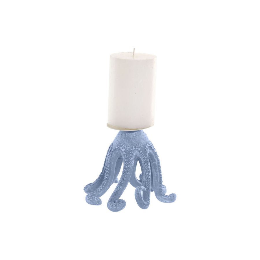 Lyseholder Home ESPRIT Bl� Hvid Harpiks (3 enheder) #4