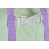 Strandtaske Home ESPRIT Bl� Hvid Gr�n polialgodon 60 x 38 x 38 cm (3 enheder) #2