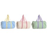 Strandtaske Home ESPRIT Bl� Hvid Gr�n polialgodon 60 x 38 x 38 cm (3 enheder) #1