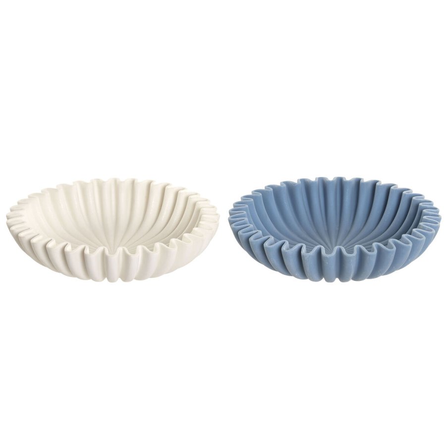 Borddekoration Home ESPRIT Hvid Marinebl� (2 enheder) #1