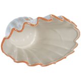 Vase Home ESPRIT Bl� Orange Stent�j Skal Middelhavet 28,5 X 13,5 X 20,5 CM #2