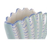 Vase Home ESPRIT Himmelbl� Stent�j Skal Middelhavet 22 X 11,3 X 15 CM #3