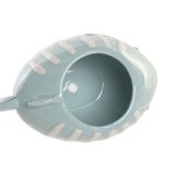 Vase Home ESPRIT Hvid Himmelbl� Stent�j Middelhavet 24 x 14 x 14 cm #3