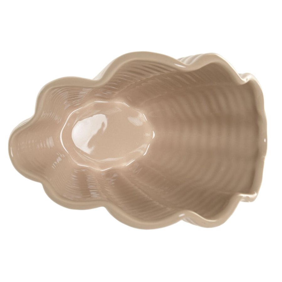 Vase Home ESPRIT Beige Stent�j Skal Middelhavet 25 X 14,5 X 17,5 CM #2