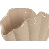 Vase Home ESPRIT Beige Stent�j Skal Middelhavet 25 X 14,5 X 17,5 CM #3