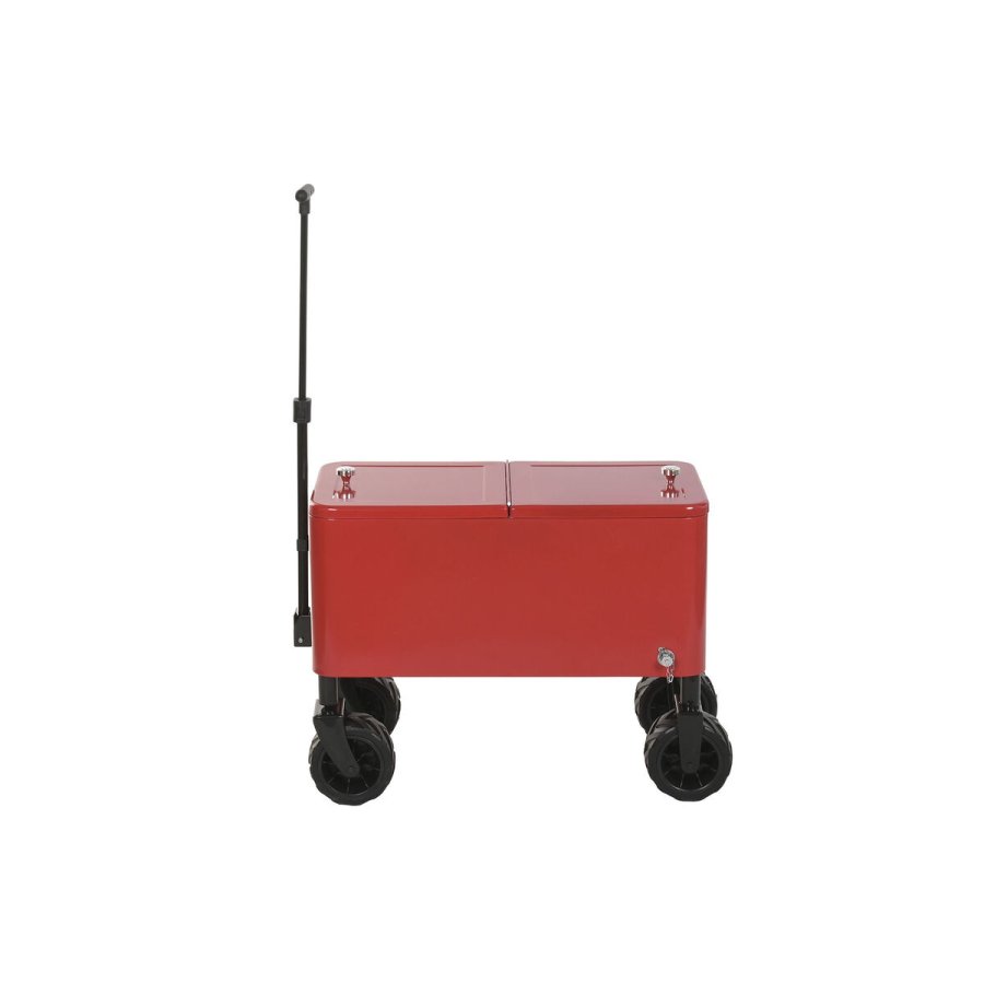 Transportabelt K�leskab Home ESPRIT Sort R�d Metal polypropylen 88 X 39 X 120 CM #3