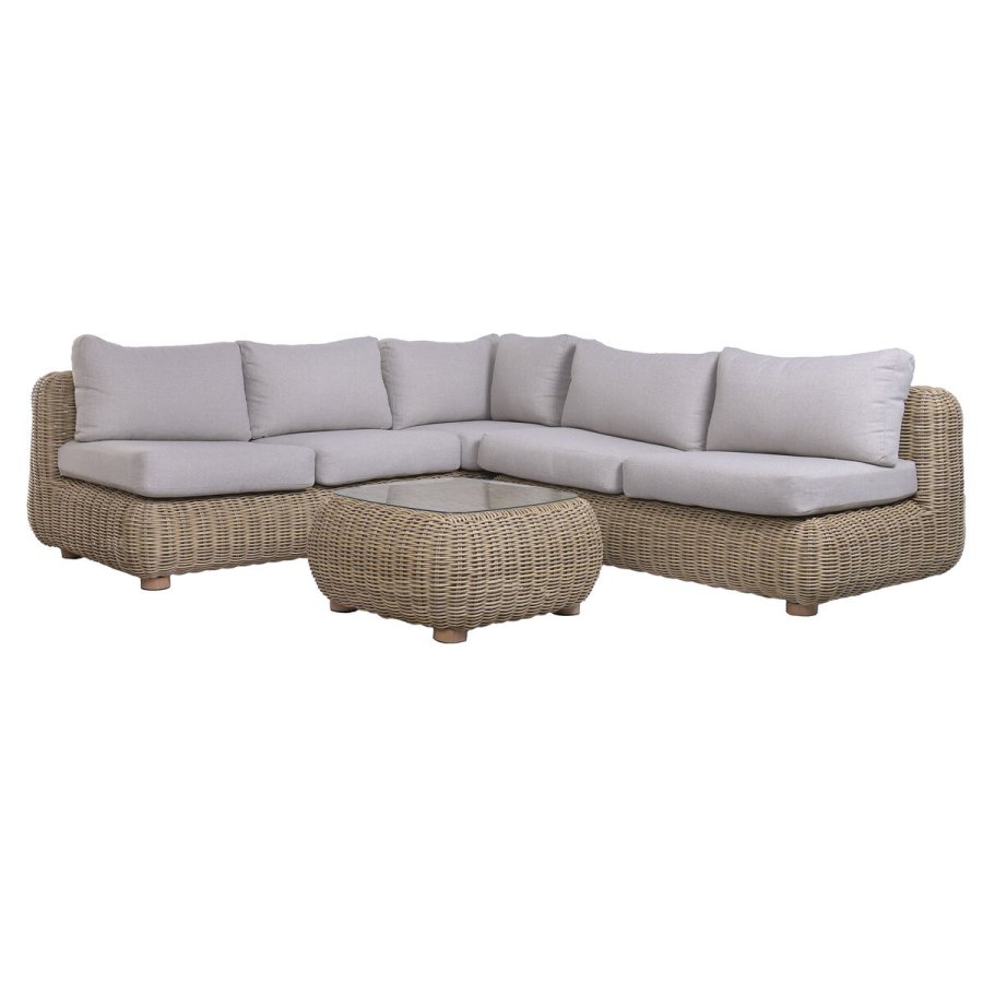 Havesofa Home ESPRIT Brun Gr� 243 X 259 X 69 CM #1