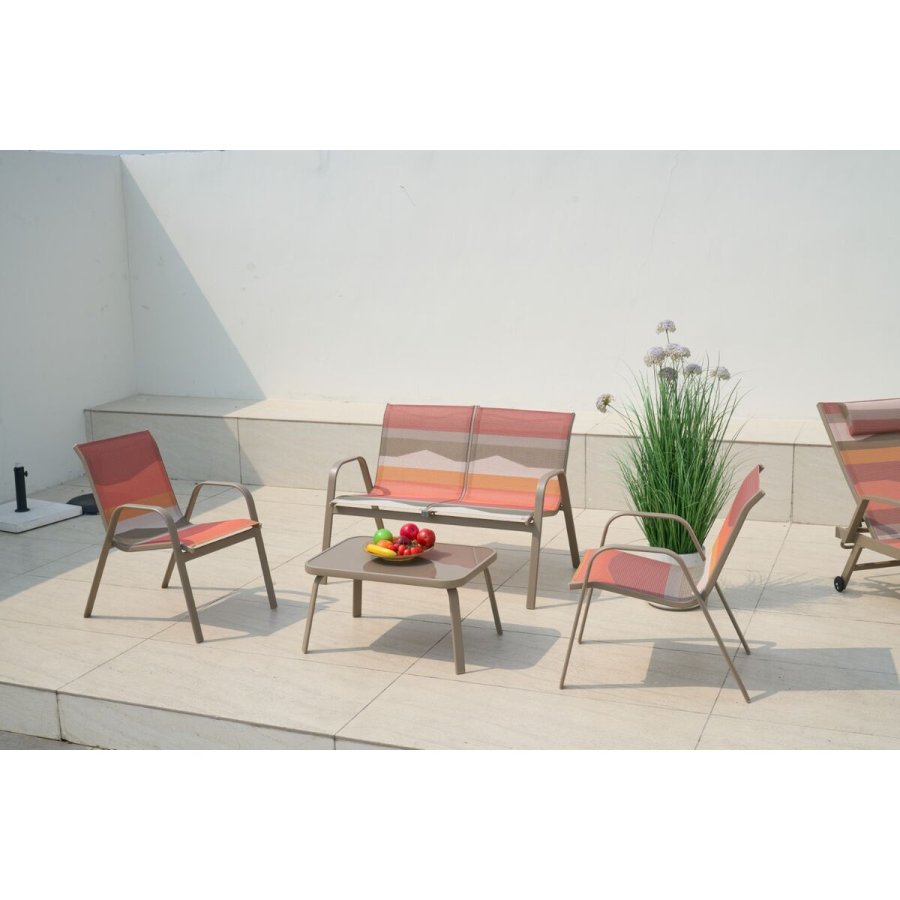 Havesofa Home ESPRIT Gr�n Multifarvet 112 X 71 X 85 CM #2