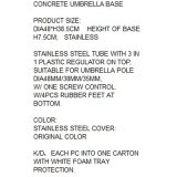 Fod for strandparasol Home ESPRIT S�lvfarvet 48 x 48 x 38 cm #4