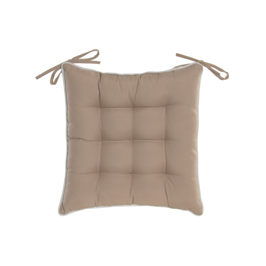 Pude Home ESPRIT Hvid Beige Have 40 x 40 x 5 cm #1