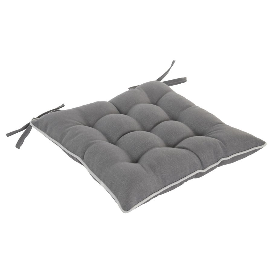 Pude Home ESPRIT Hvid Lysegr� Have 40 x 40 x 5 cm #2