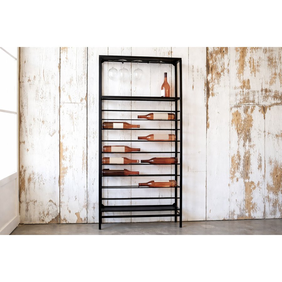 Flaskereol Home ESPRIT Sort 75 X 16 X 180 CM #3