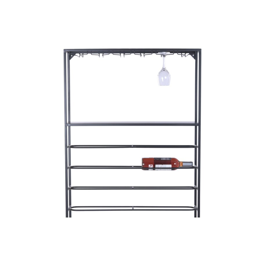 Flaskereol Home ESPRIT Sort 75 X 16 X 180 CM #7