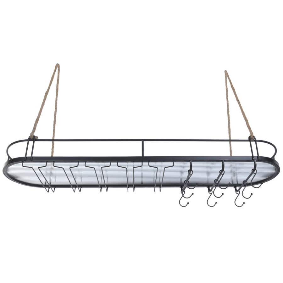 Flaskereol Home ESPRIT Sort 119 X 29 X 15 CM #1