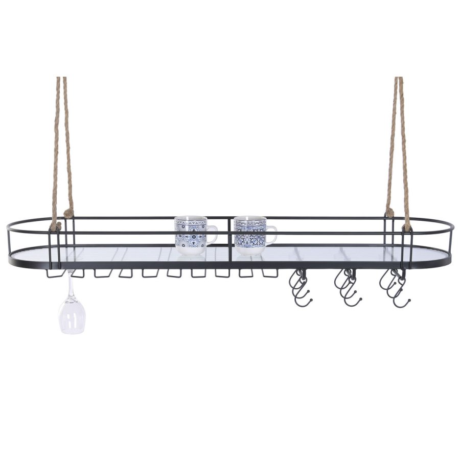 Flaskereol Home ESPRIT Sort 119 X 29 X 15 CM #4