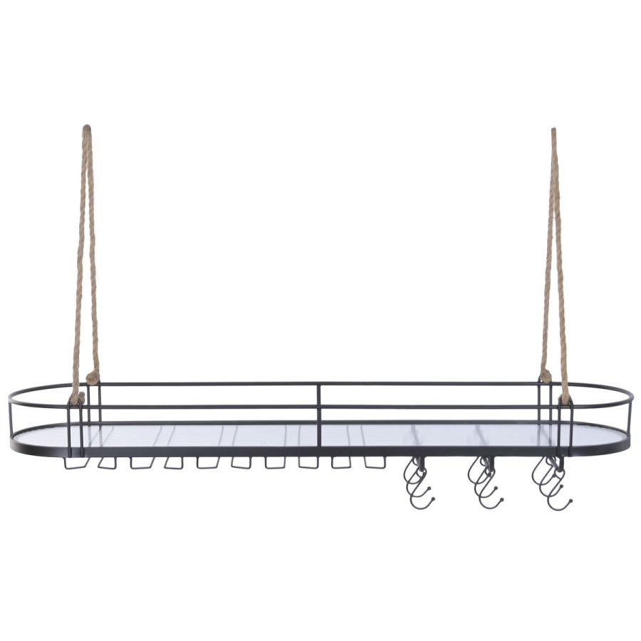 Flaskereol Home ESPRIT Sort 119 X 29 X 15 CM #6