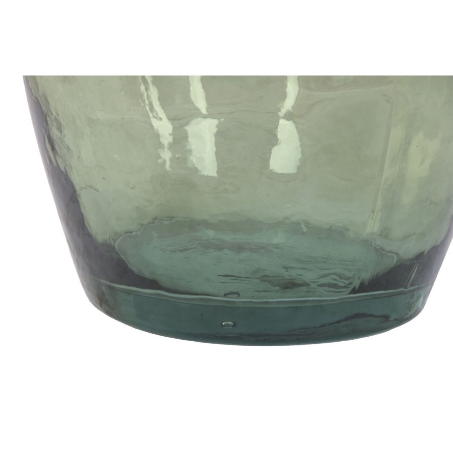Vase Home ESPRIT Gr�n Genbrugsglas Traditionel stil Tropisk 30 x 30 x 100 cm #3