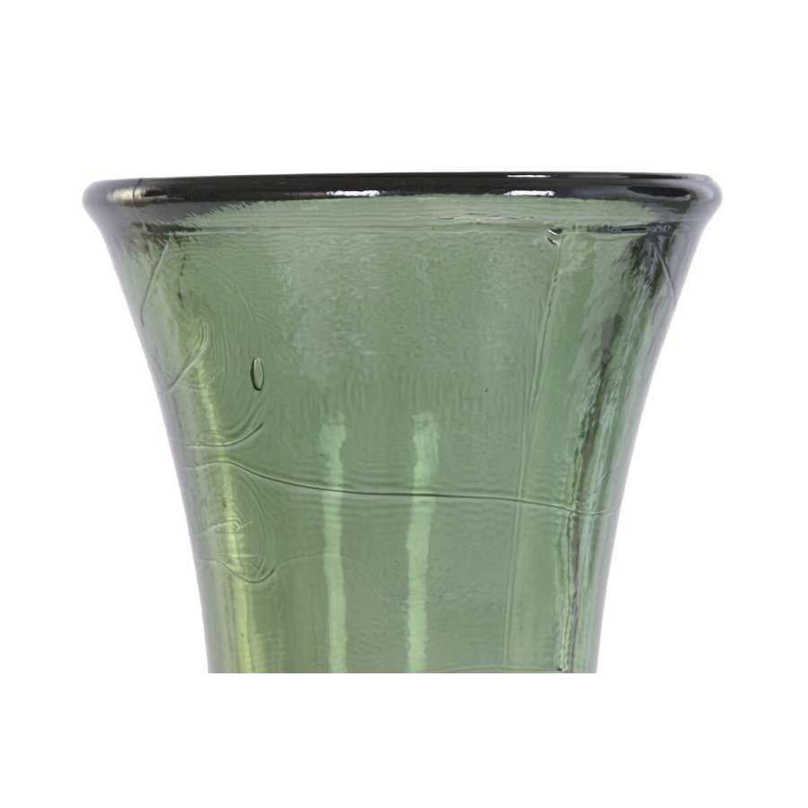 Vase Home ESPRIT Gr�n Genbrugsglas Traditionel stil Tropisk 30 x 30 x 100 cm #4