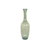 Vase Home ESPRIT Gr�n Genbrugsglas Traditionel stil Tropisk 30 x 30 x 100 cm #1