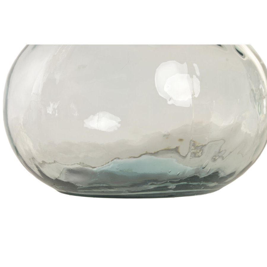 Vase Home ESPRIT Gennemsigtig Genbrugsglas Urban 33 x 33 x 100 cm #3