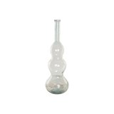 Vase Home ESPRIT Gennemsigtig Genbrugsglas Urban 33 x 33 x 100 cm #1