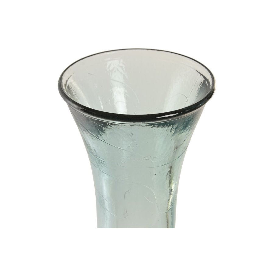 Vase Home ESPRIT Gennemsigtig Genbrugsglas Traditionel stil Urban 30 x 30 x 100 cm #3