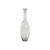 Vase Home ESPRIT Gennemsigtig Genbrugsglas Traditionel stil Urban 30 x 30 x 100 cm #1