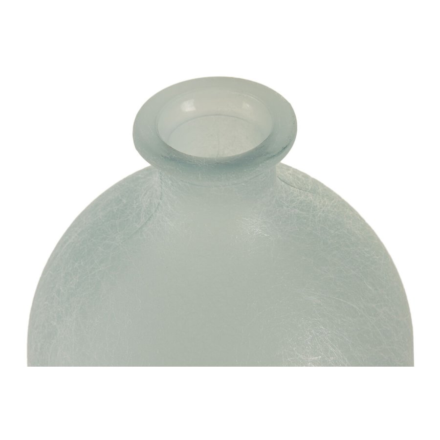 Vase Home ESPRIT Himmelbl� Genbrugsglas Middelhavet 19 x 19 x 45 cm #2