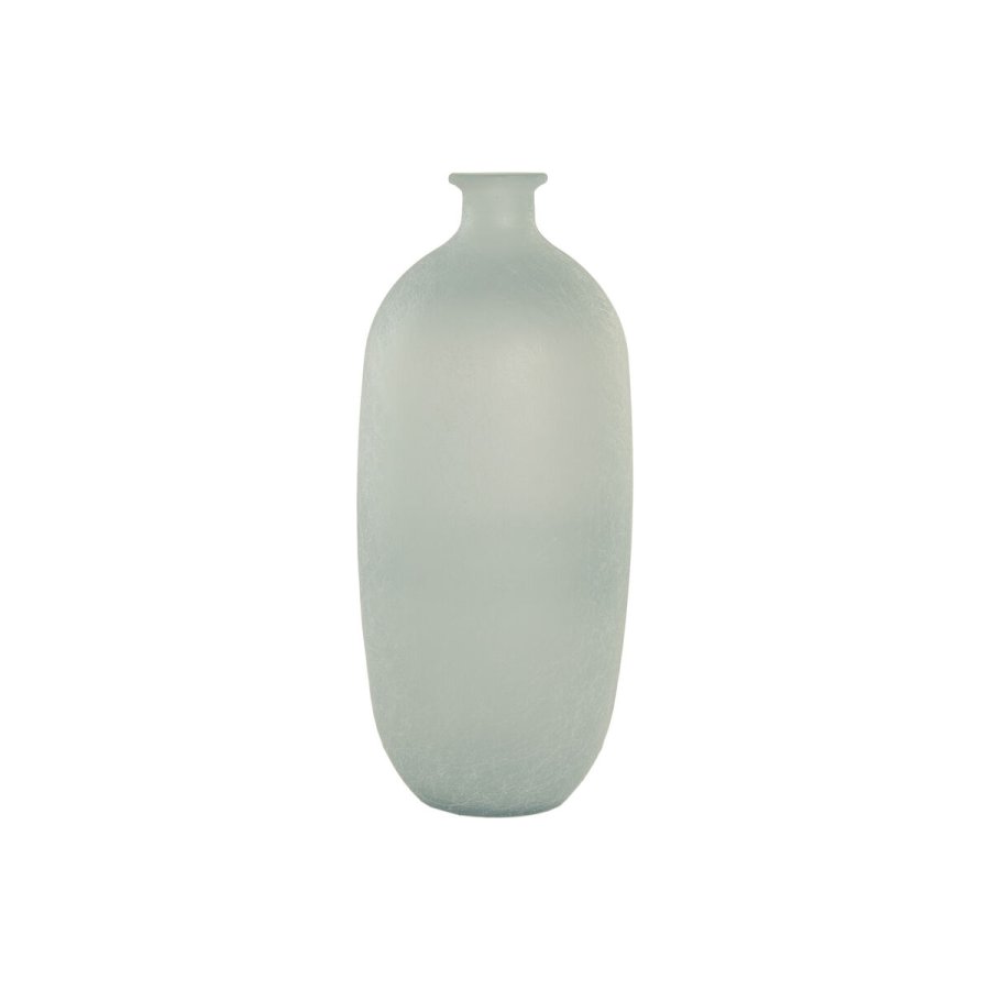 Vase Home ESPRIT Himmelbl� Genbrugsglas Middelhavet 19 x 19 x 45 cm #1