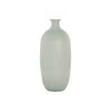 Vase Home ESPRIT Himmelbl� Genbrugsglas Middelhavet 16 x 16 x 38 cm #1