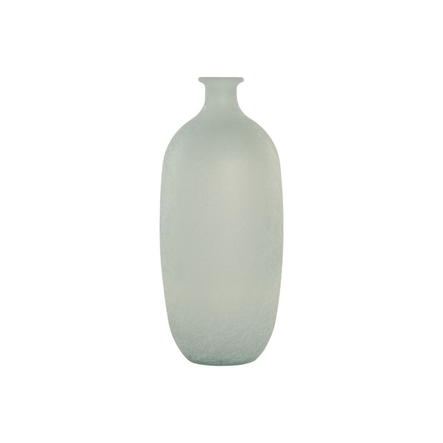 Vase Home ESPRIT Himmelbl� Genbrugsglas Middelhavet 16 x 16 x 38 cm #1