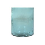 Vase Home ESPRIT To-farvet Genbrugsglas Middelhavet 18 X 18 X 74,5 CM #3