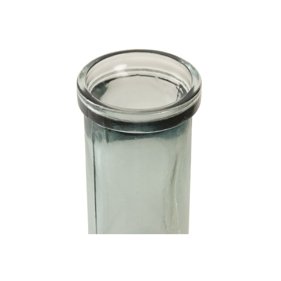Vase Home ESPRIT To-farvet Genbrugsglas Middelhavet 14 x 14 x 50 cm #2