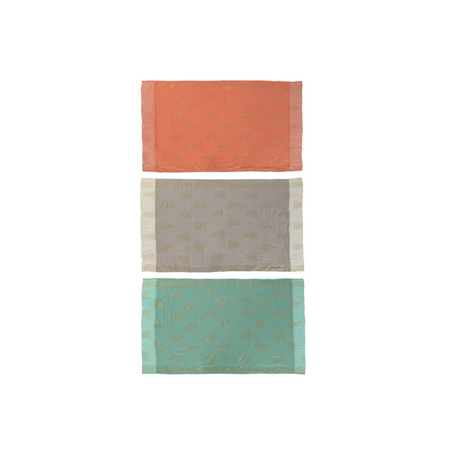 Strandh�ndkl�de Home ESPRIT Gr�n Beige Gylden Koral Polyester Bomuld (3) #7