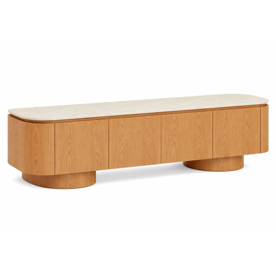 m�bler Home ESPRIT Lys brun 200 X 40 X 45 CM #1