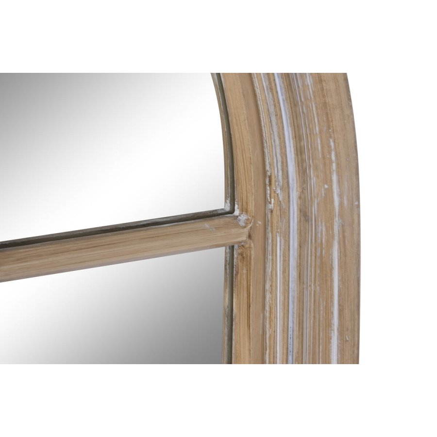 V�gspejl Home ESPRIT Hvid Natur Cottage Vindue 68 x 4 x 128 cm #3