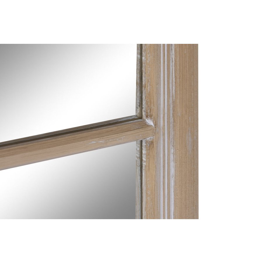 V�gspejl Home ESPRIT Natur Vindue 90 x 3,5 x 120 cm #3