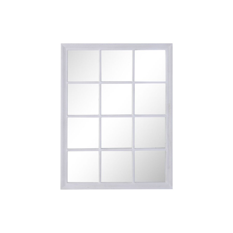 V�gspejl Home ESPRIT Hvid Vindue 90 x 3,5 x 120 cm #1