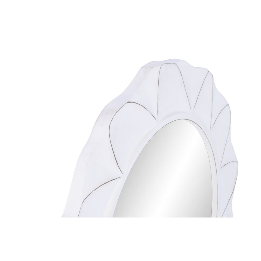 V�gspejl Home ESPRIT Hvid Scandi 81 X 3 X 78 CM #2