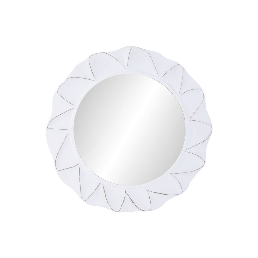 V�gspejl Home ESPRIT Hvid Scandi 81 X 3 X 78 CM #1