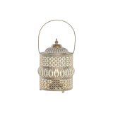 Laantarn Home ESPRIT Hvid Gylden Metal Araber 14,5 X 14,5 X 19,5 CM #2